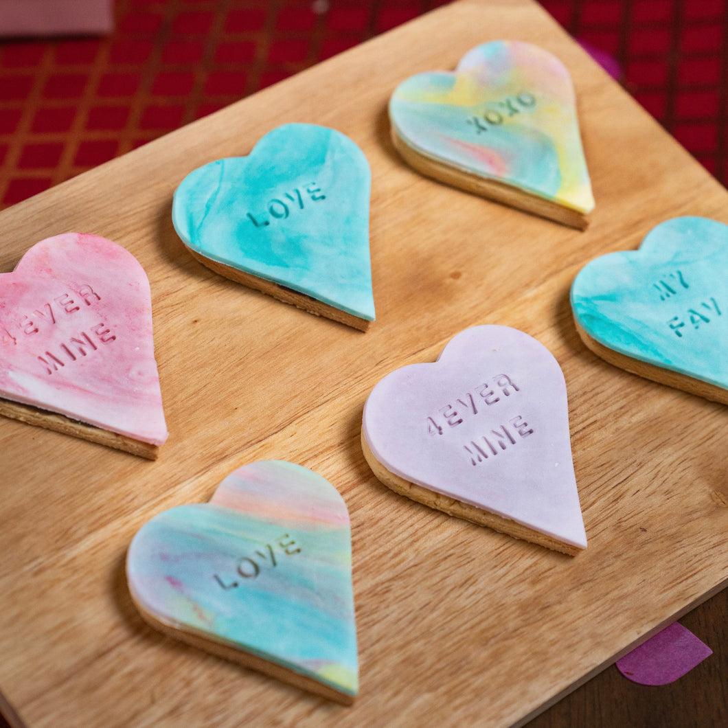 Heart Cookies (x6)